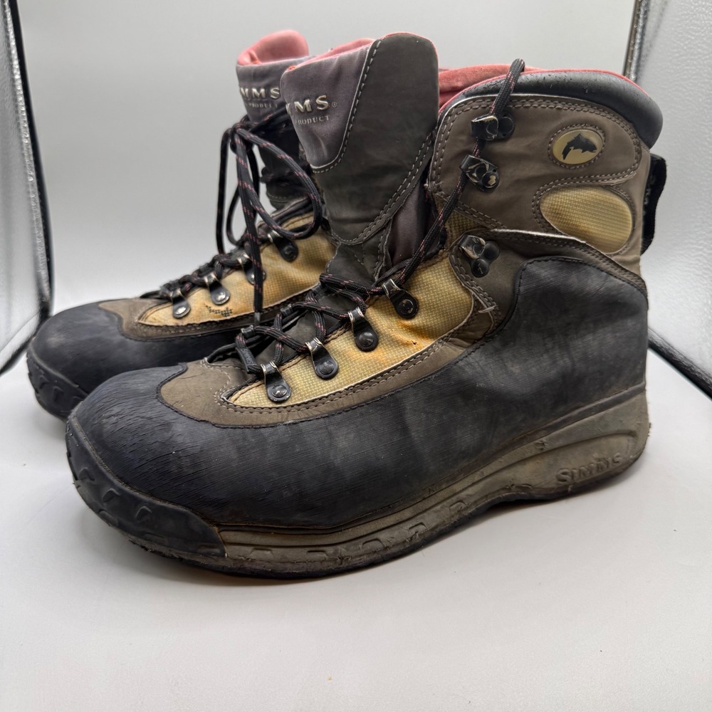 Simms G3 Guide Wading Boots Men's Size 11 Brown Fishing Boots